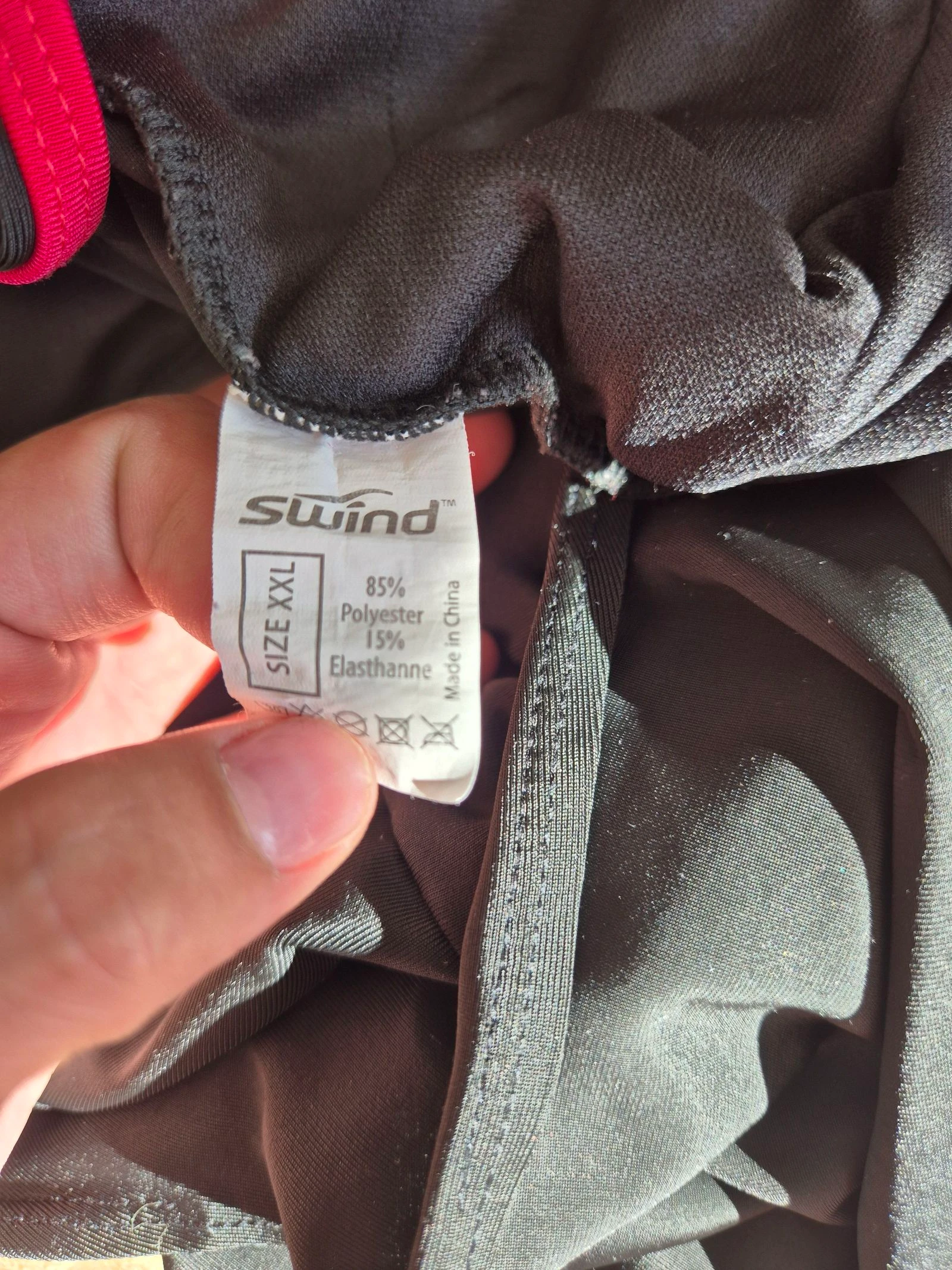 Maiô de uma peça Swind preto e rosa costas nuas XXL plus size piscina natação – photo 4
